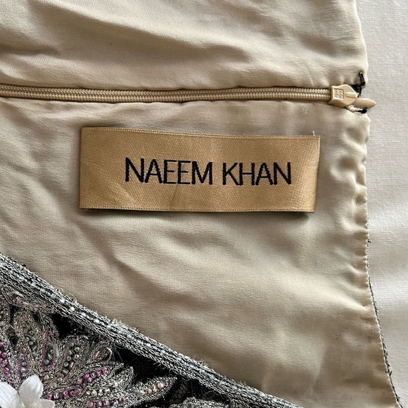 Couture Naeem Khan Evening Gown w/ Beadwork - Picture 11 of 17